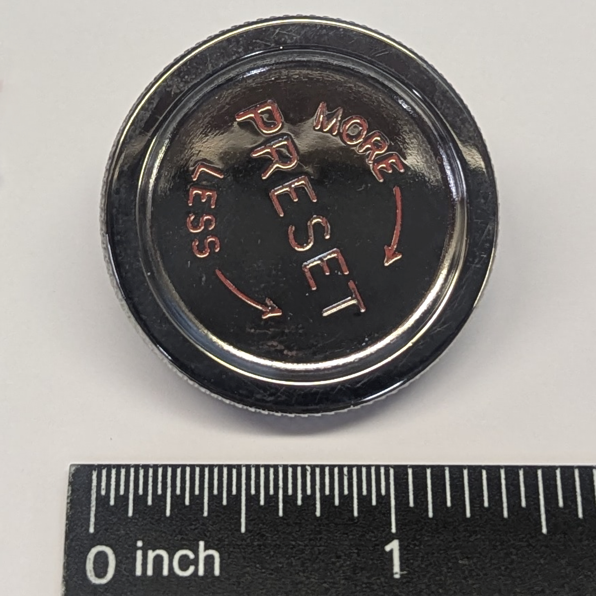 144-50 Knob, Pre-set Knob