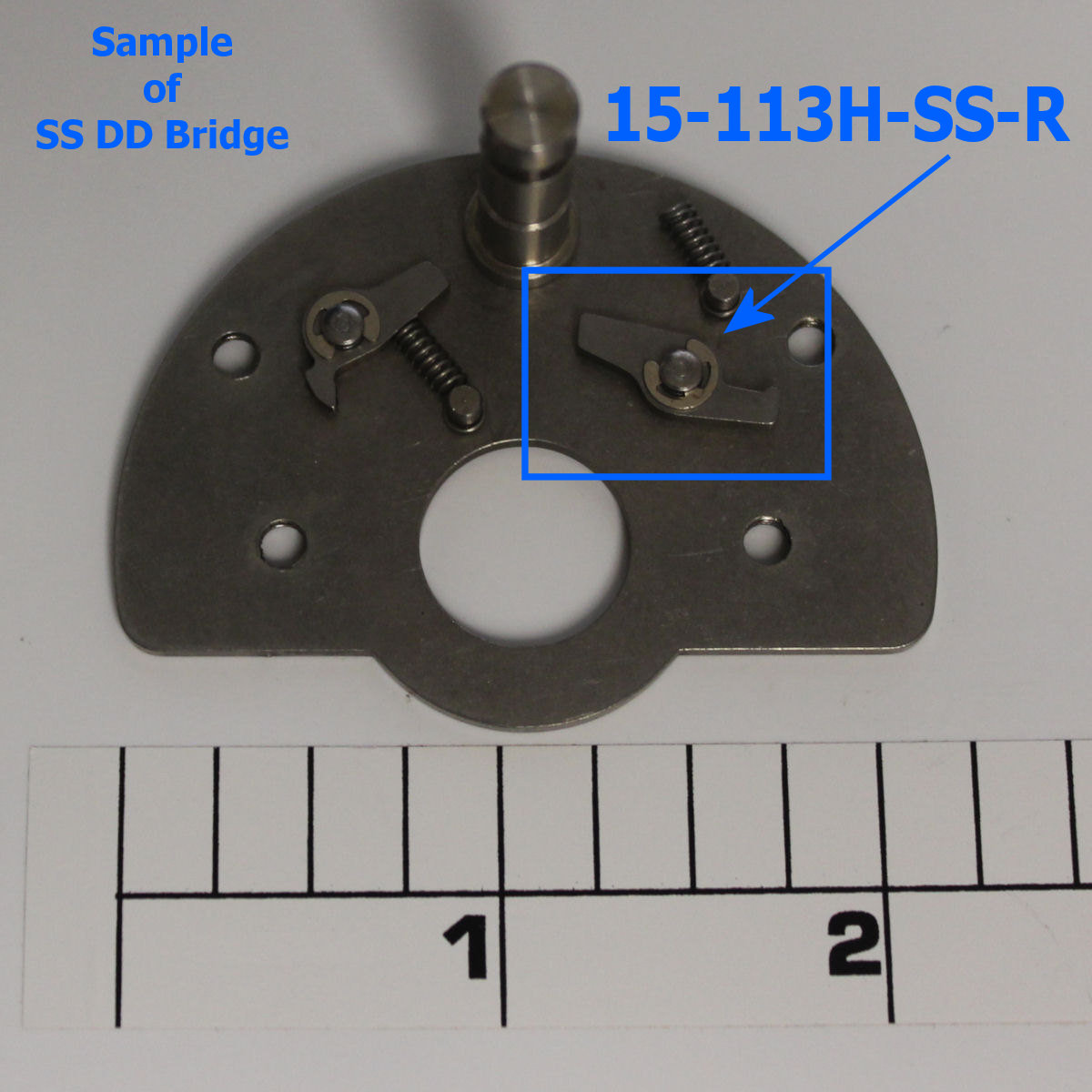 15-113H-SS-R Dog, Right Side SS Dog (for DD bridge) (CUSTOM)