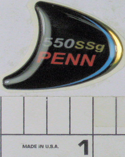 238-550G Decal, Housing  (&quot;Penn 550SSg&quot;)