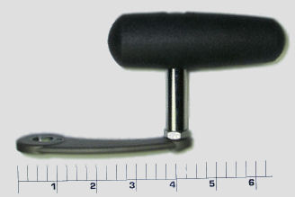 24-80VS Handle, Matte Finish, Rubberized Knob